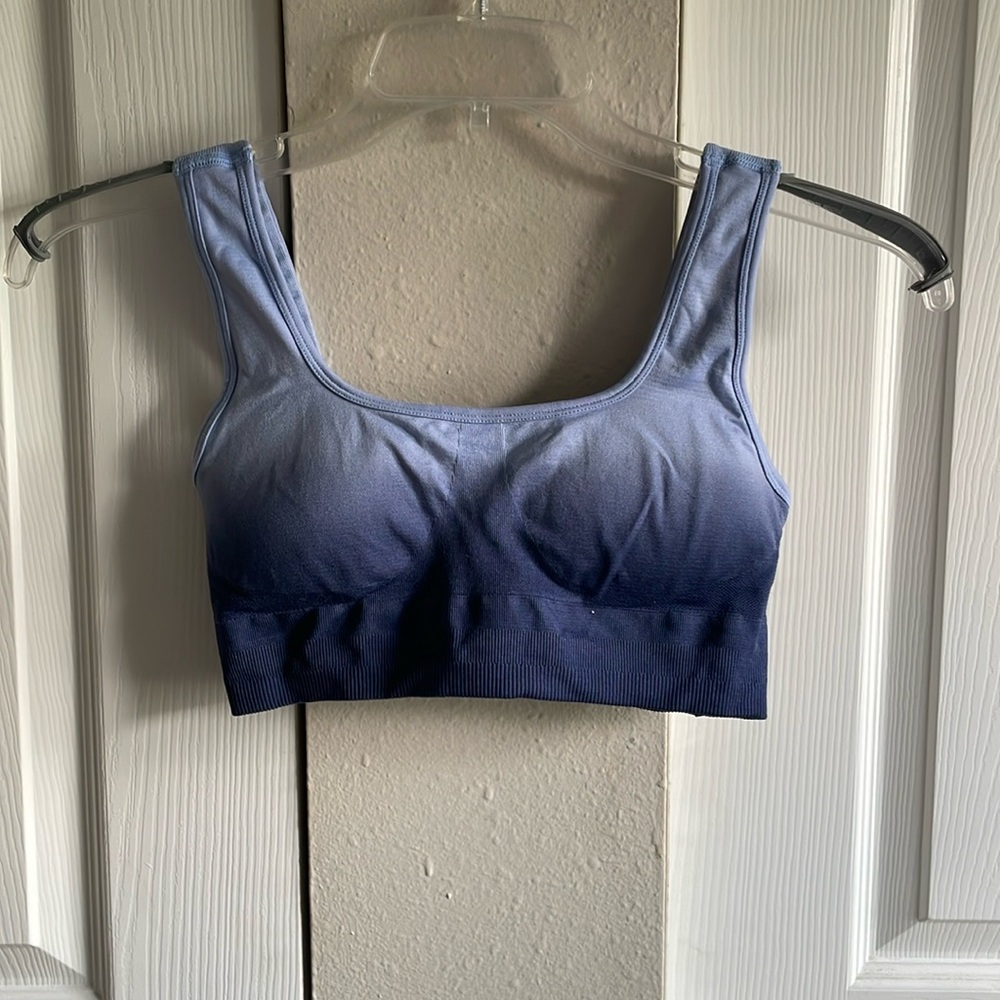 Buffbunny synergy sports bra in rainwater blue